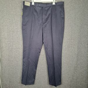 NWT Daniel Cremieux Signature Collection Dress pants 42x31* Navy Blue